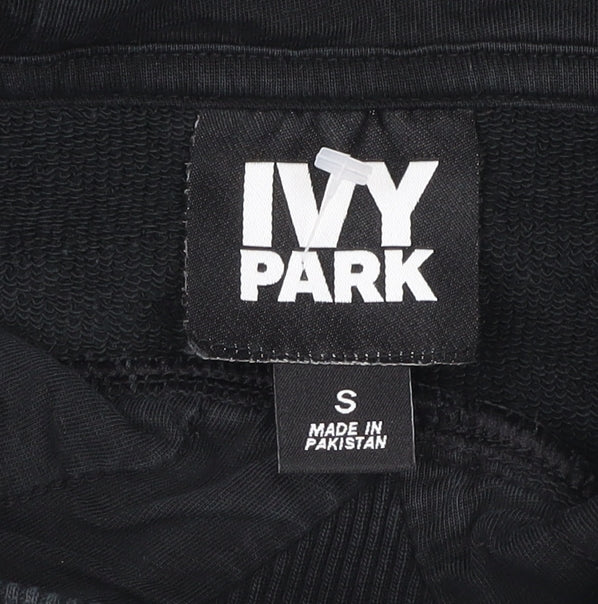 Additional view of IVY PARK Men’s Black Pullover Hoodie Small Logo Graphic Hooded Sweatshirt