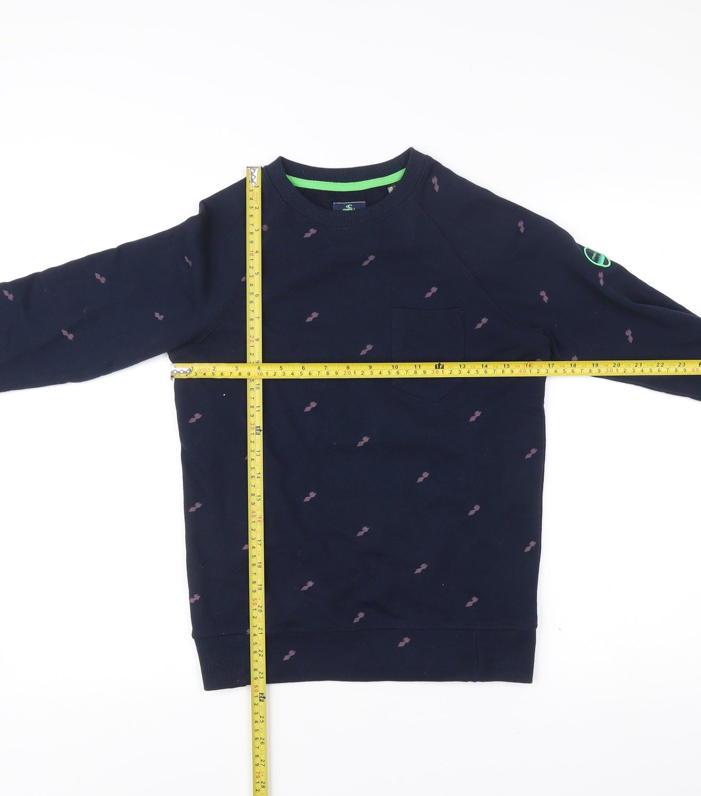 O'Neill Boys Blue Cotton Crew Neck Graphic Sweatshirt Age 12 Years