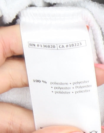 Kappa Unisex White Pullover Hoodie Fleece Large Logo Sportswear