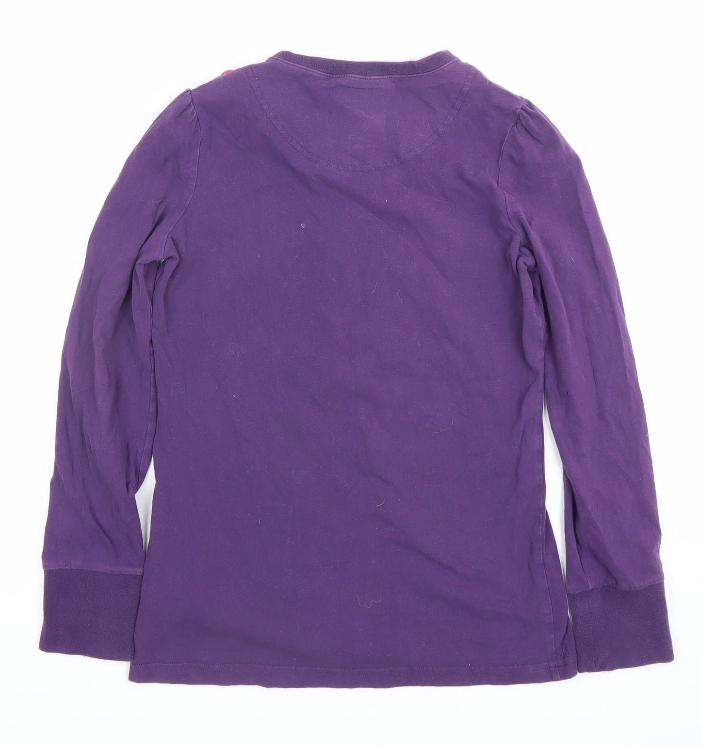 Joules Girls Purple Long Sleeve Bear Graphic T-Shirt 11-12 Years
