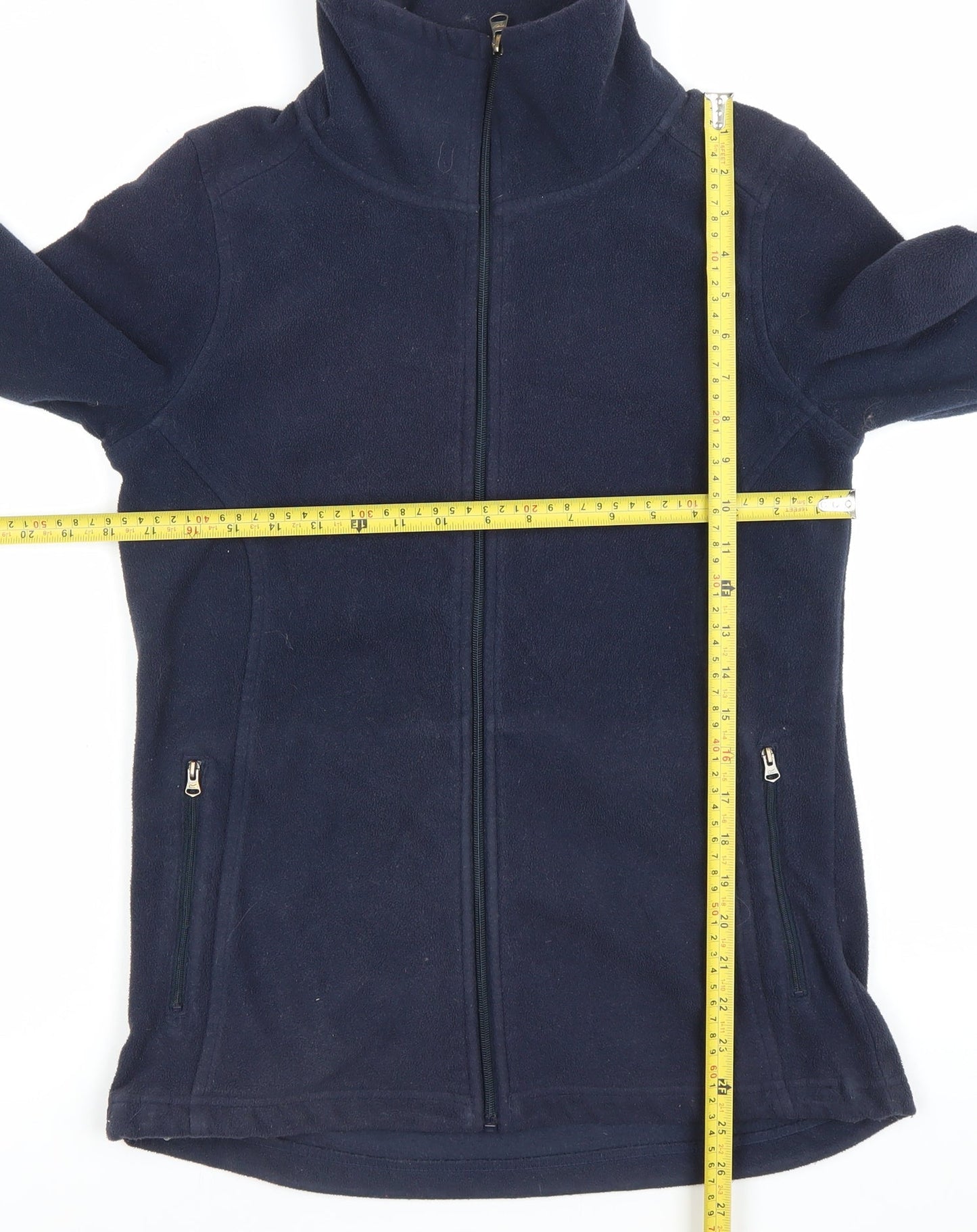 Regatta Womens Blue Fleece Jacket Size 10 Full Zip Outdoor