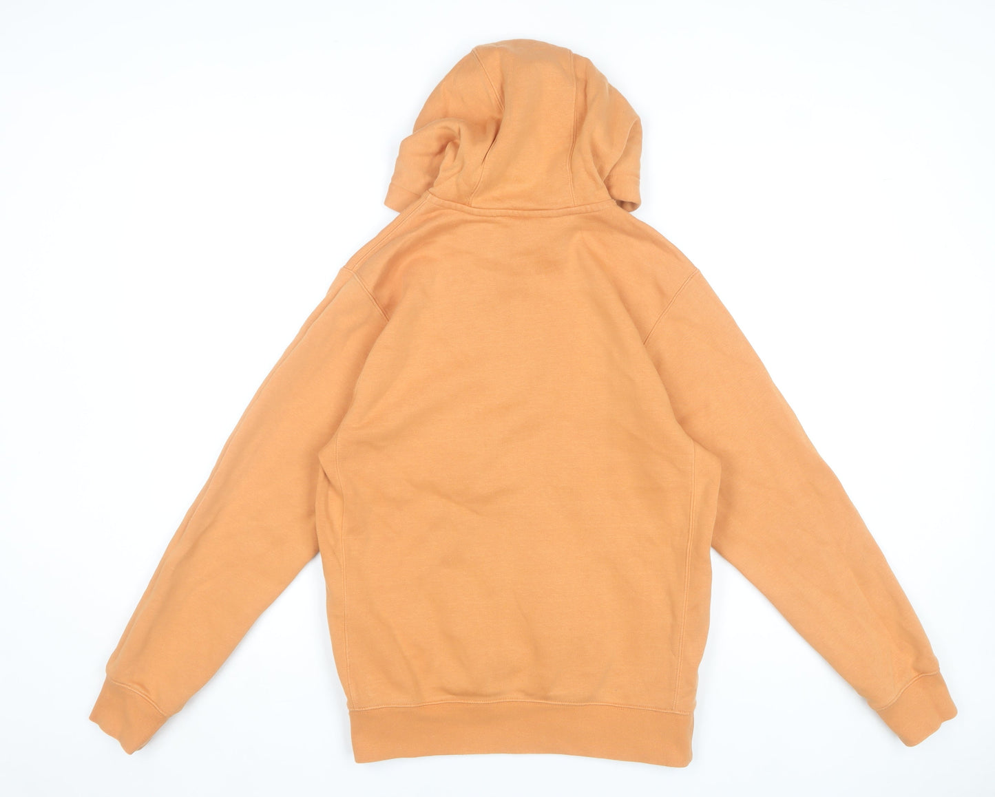 Nike Men’s Orange Pullover Hoodie XS Logo Fleece Sweatshirt