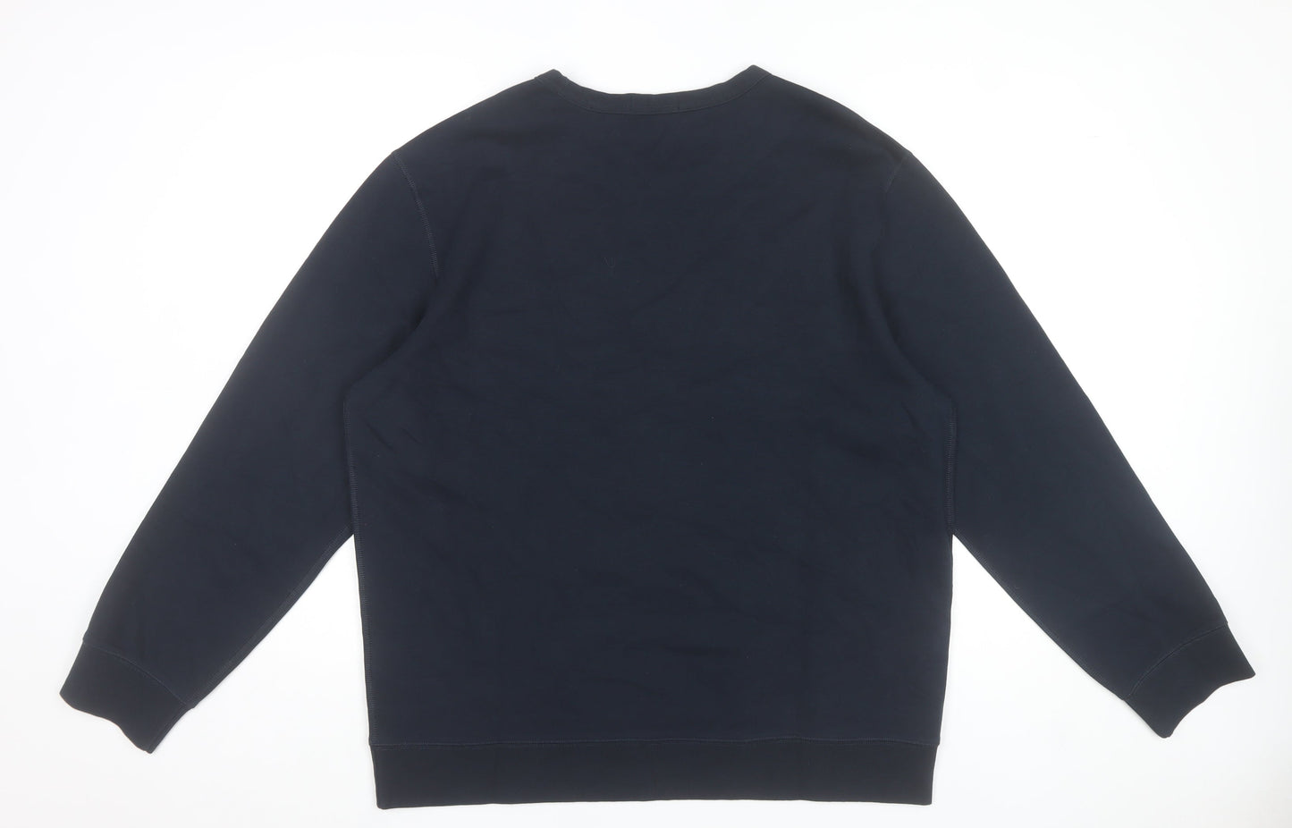 Ralph Lauren Men’s Blue 2XL Crew Neck Logo Pullover Sweatshirt