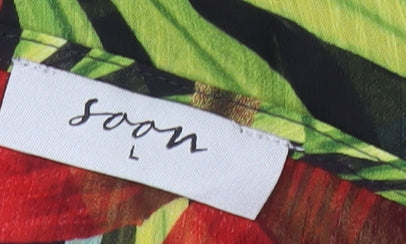 Additional view of Soon Women’s Multicoloured Floral Kaftan Dress L Asymmetric Summer