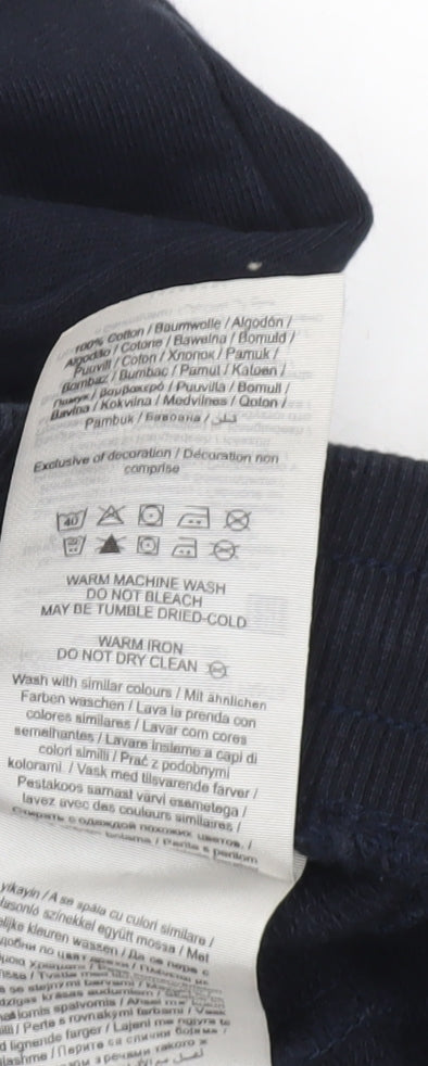 Jack & Jones Unisex Kids Blue Jogger Sweatpants 12 Years Cotton