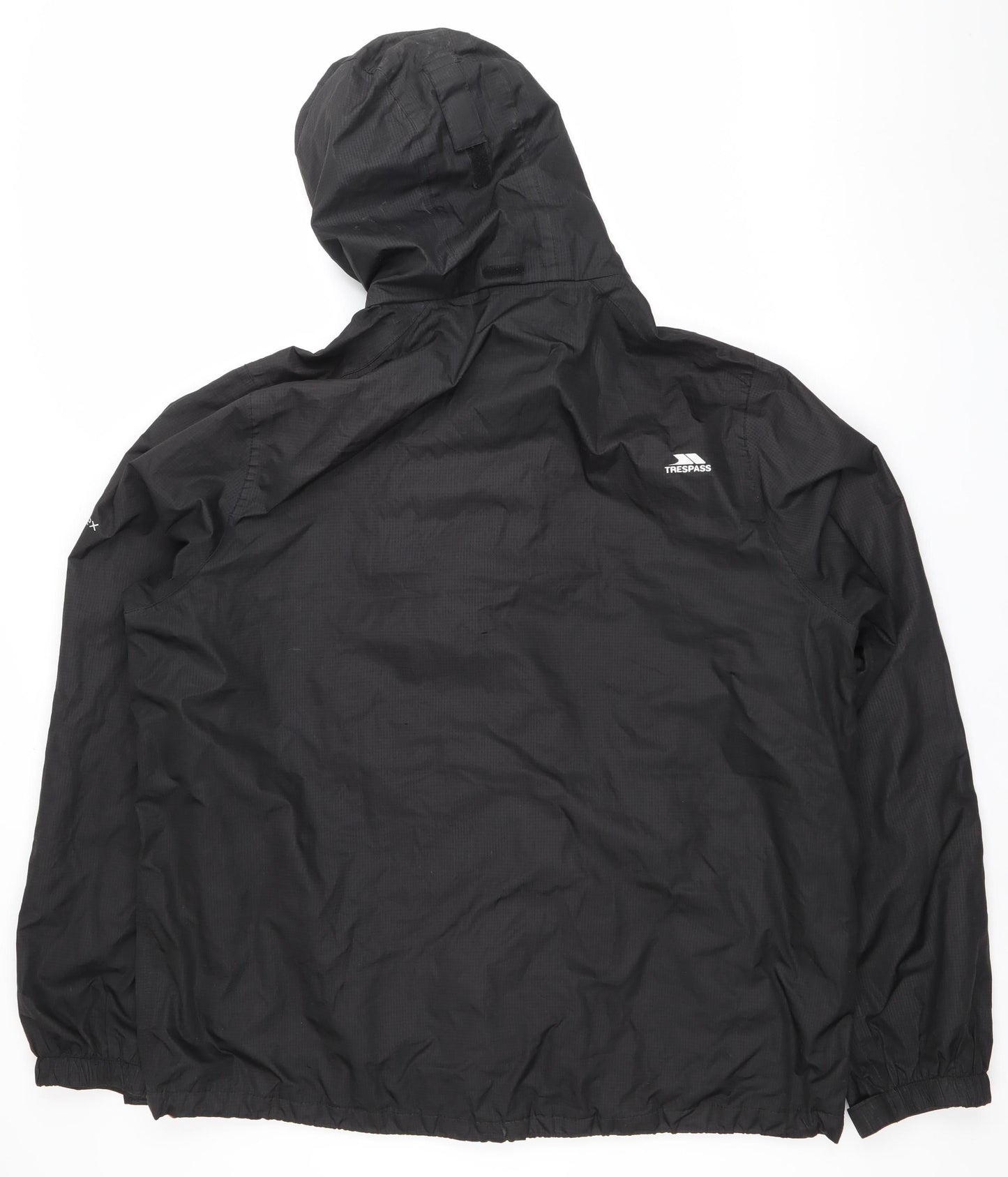 Trespass Men's Black 3XL 48-50" Waterproof Rain Coat Jacket Hiking Outdoor