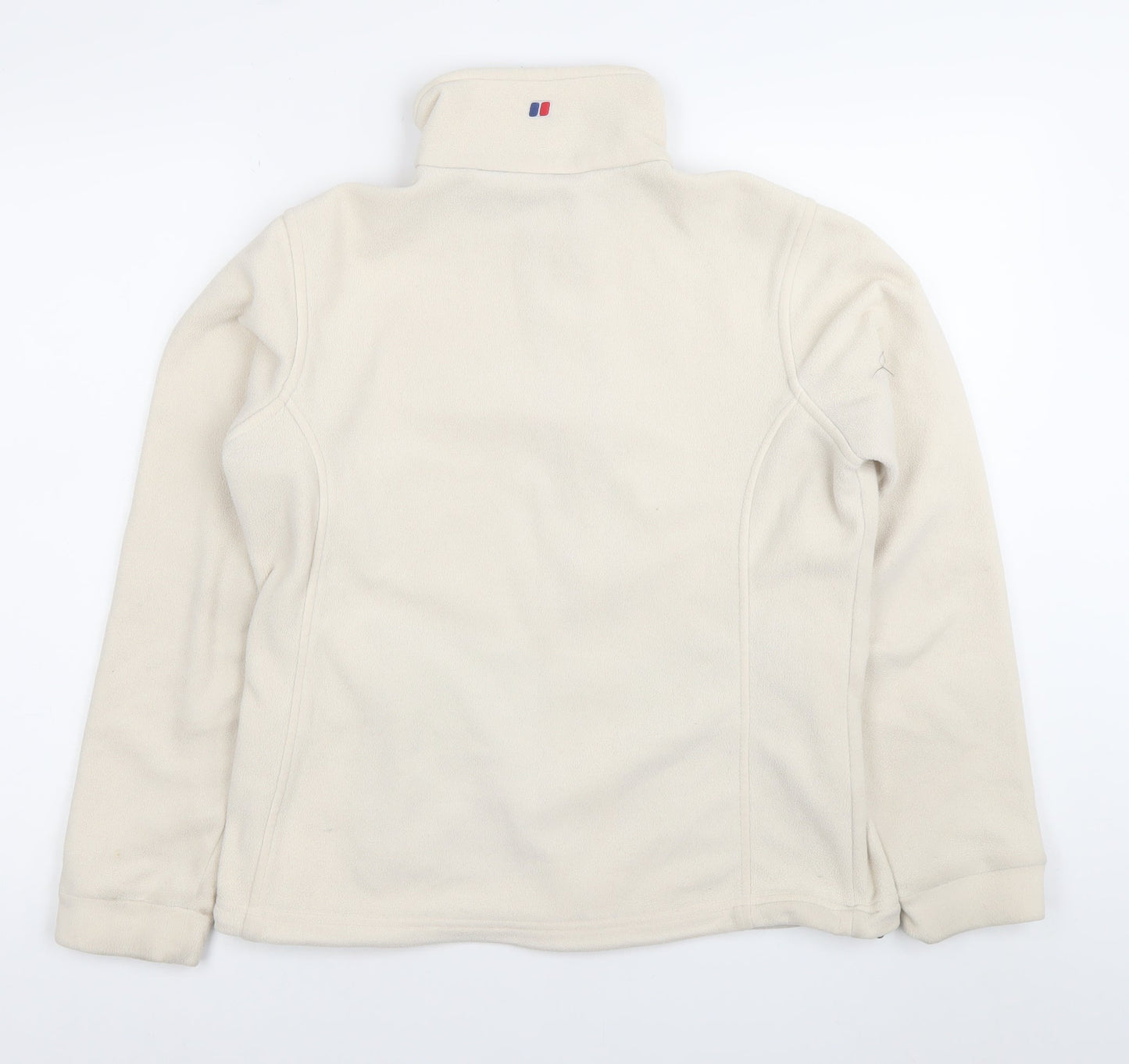 Berghaus Womens Ivory Fleece Jacket Size 12 Full Zip Outdoor