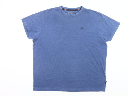 Trespass Men’s XL Blue Crew Neck Short Sleeve Quick Dry T-Shirt