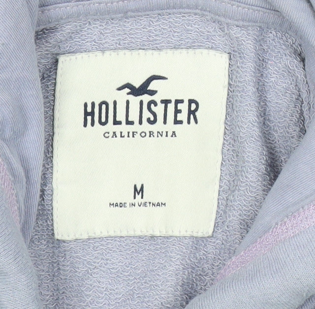 Hollister Womens Purple Hoodie Sweatshirt Medium Full Zip Hoodie