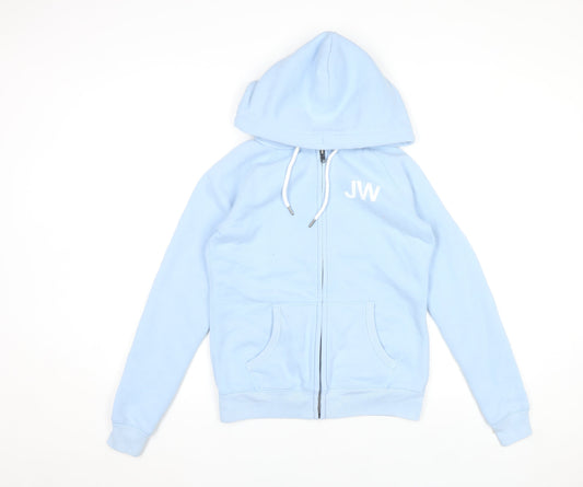 Jack Wills Women’s Blue Size 8 Full Zip Hoodie Sweatshirt