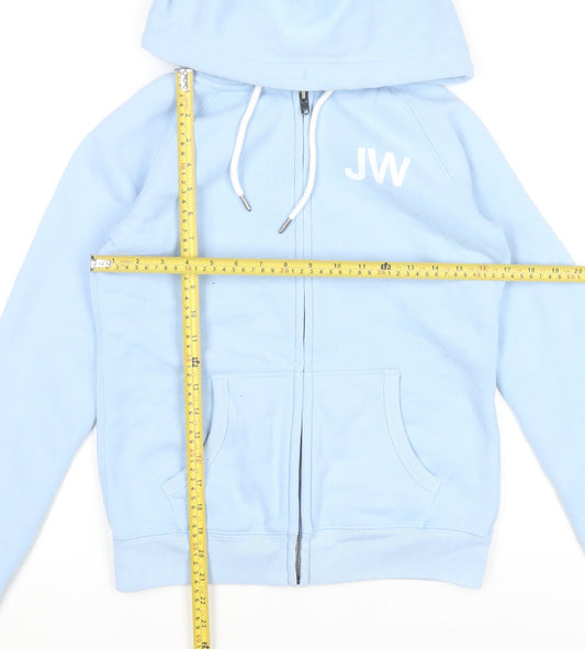 Jack Wills Women’s Blue Size 8 Full Zip Hoodie Sweatshirt