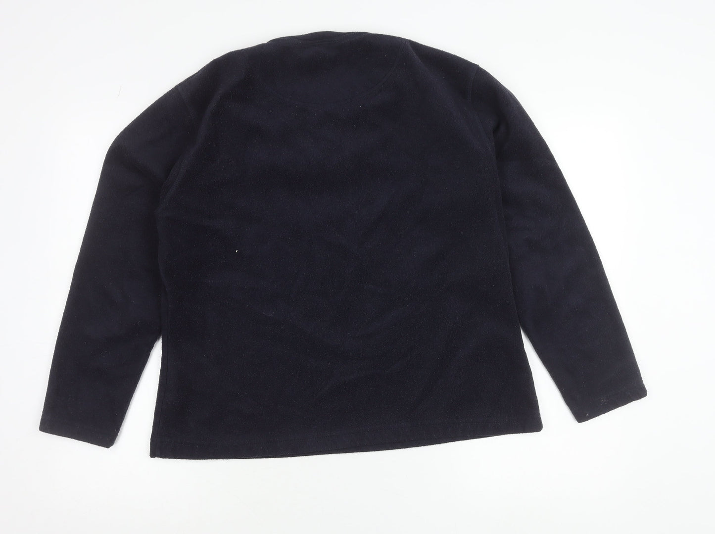 Peter Storm Womens Black Fleece Pullover Sweatshirt Size 18