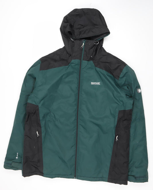 Regatta Men’s Green 2XL Waterproof Outdoor Rain Jacket Hiking Coat