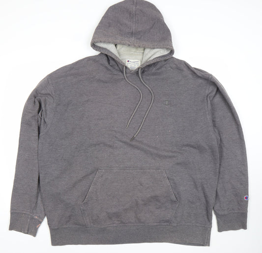 Champion Men’s Grey 2XL Pullover Hoodie Authentic Athleticwear