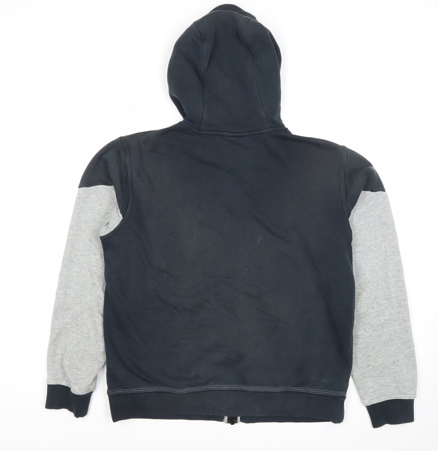 Nike Mens Hoodie M Black Grey White Full Zip Sportswear