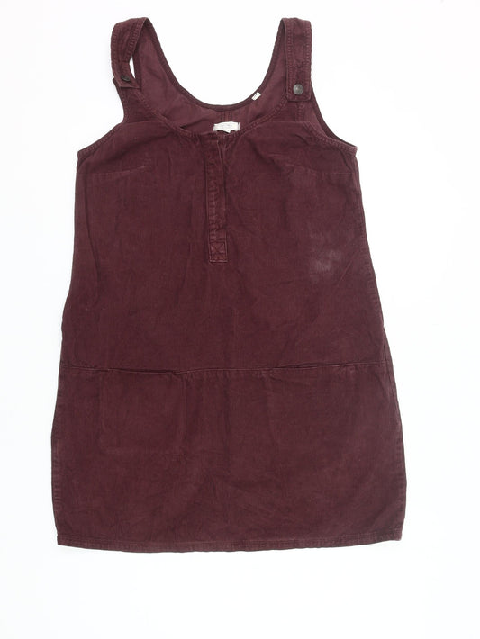 Fat Face Women’s Purple Corduroy Pinafore Dress Size 10