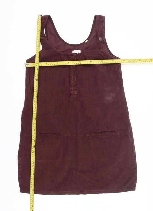 Fat Face Women’s Purple Corduroy Pinafore Dress Size 10