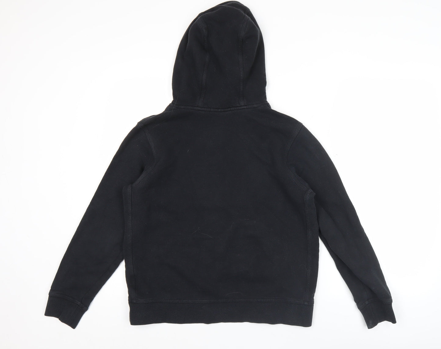 Nike Boys Black Pullover Hoodie XL 13-15 Years Cotton Blend Sportswear