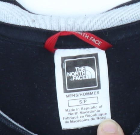 The North Face Mens Black Small Pullover Sweatshirt Crew Neck