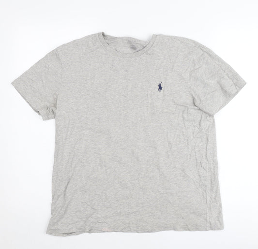Ralph Lauren Men’s Grey XL Crew Neck Cotton T-Shirt