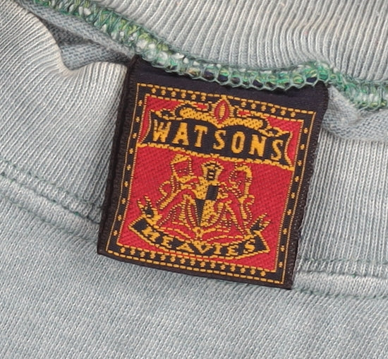 Watsons Leavies Men’s Blue XL Mock Neck Pullover Jumper Vintage