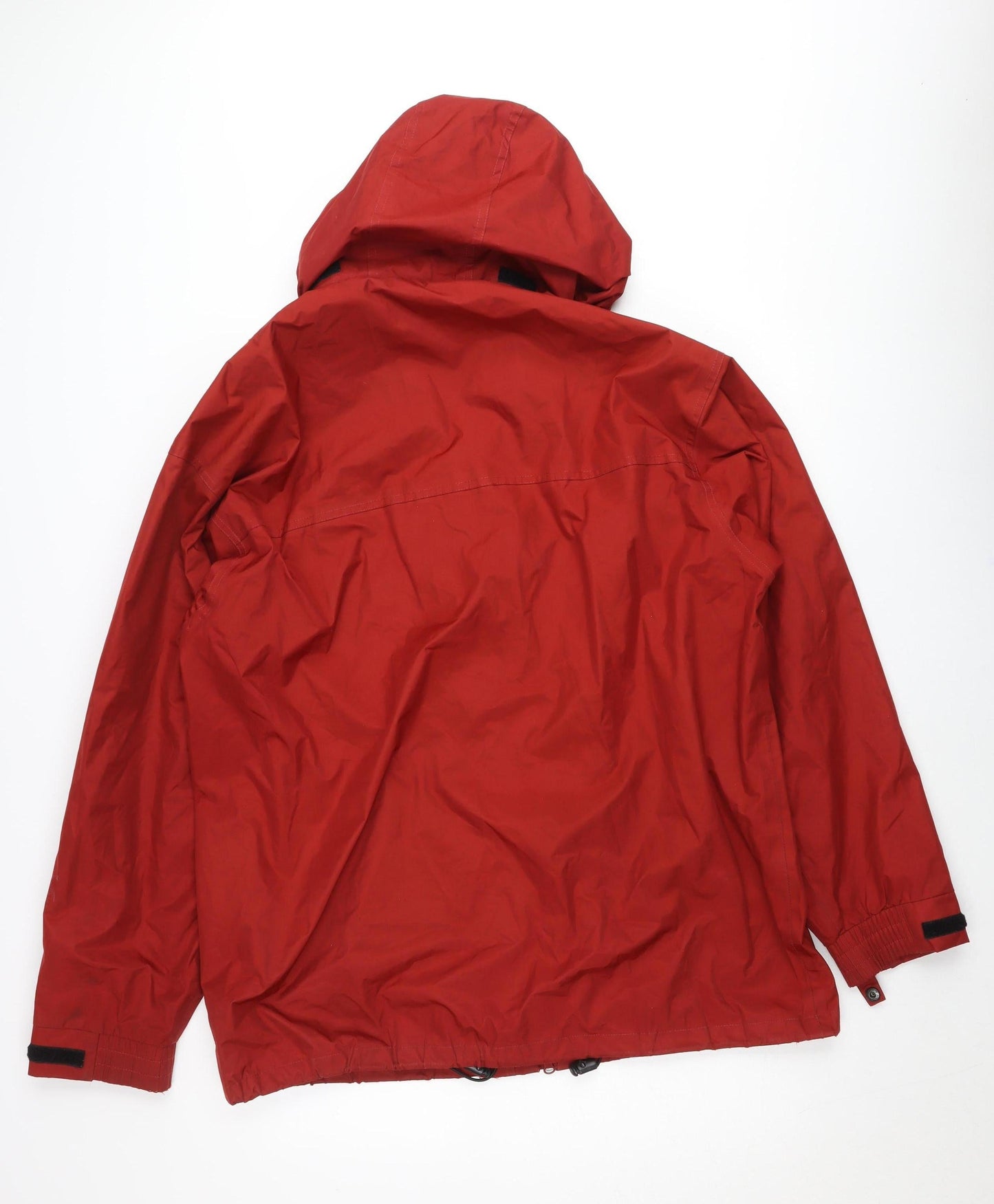 Trespass Mens Red Waterproof Hooded Rain Jacket Coat Size M