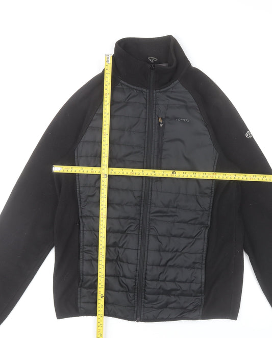 Craghoppers Men's Black S Full Zip Fleece Jacket Outdoor Hiking