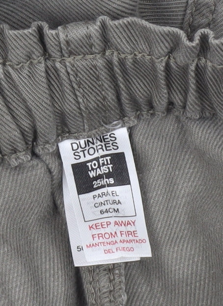 Additional view of Dunnes Women’s Green Cargo Trousers Size 25in Waist Casual