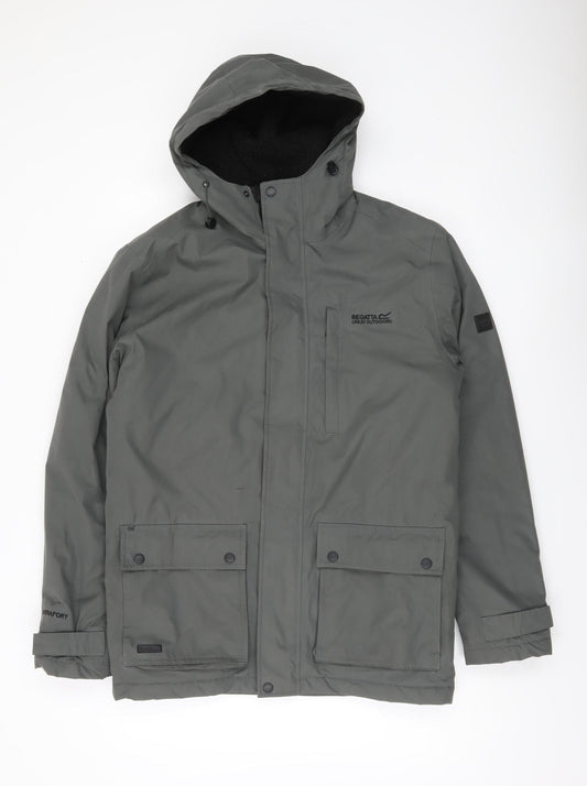 Regatta Men's Grey Waterproof Winter Parka Jacket Size S