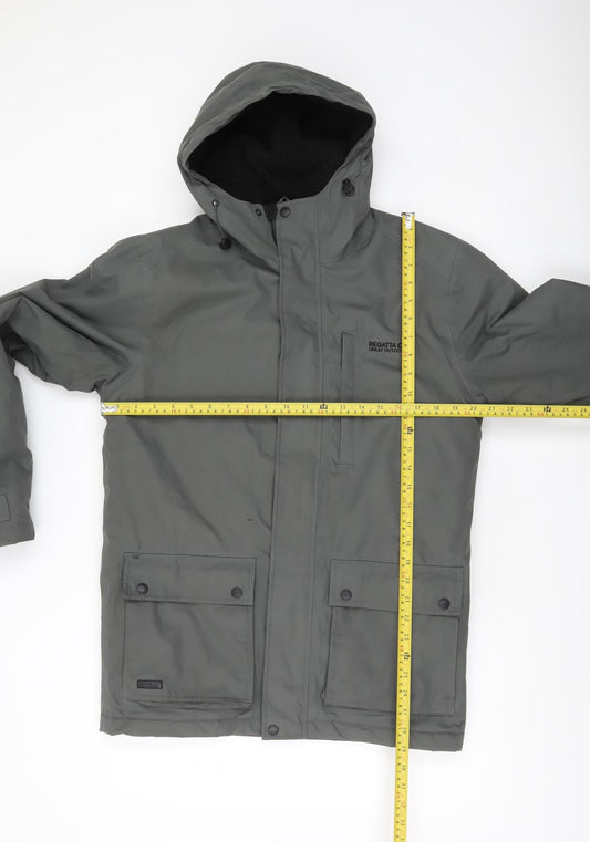 Regatta Men's Grey Waterproof Winter Parka Jacket Size S