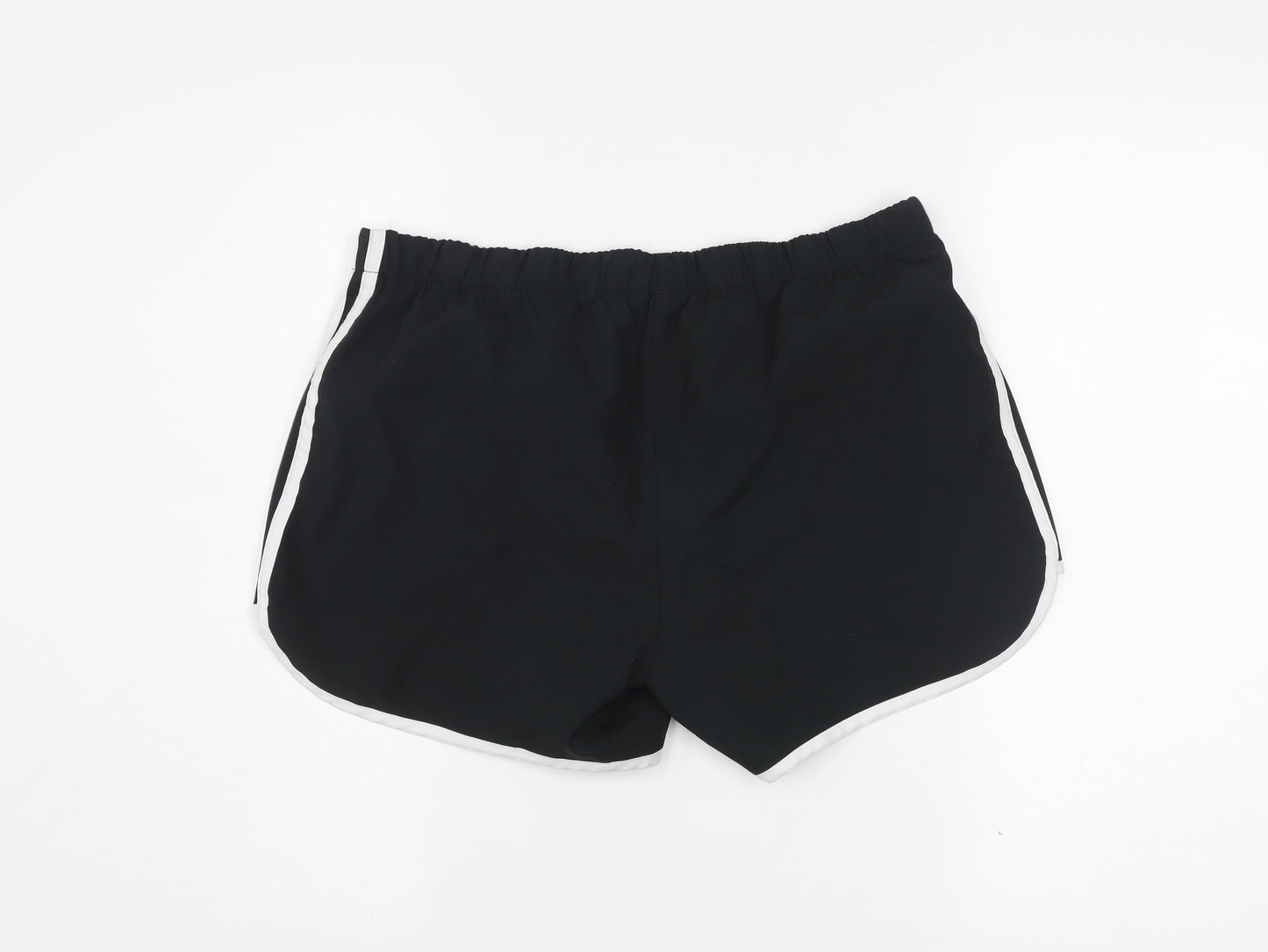 Adidas Women Black M Running Athletic Shorts Climalite 4in