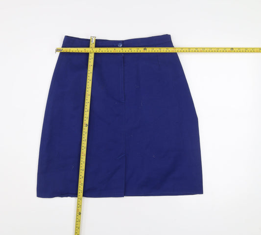 Hunter Women’s Blue Knee Length Pencil Skirt Size 14 Workwear