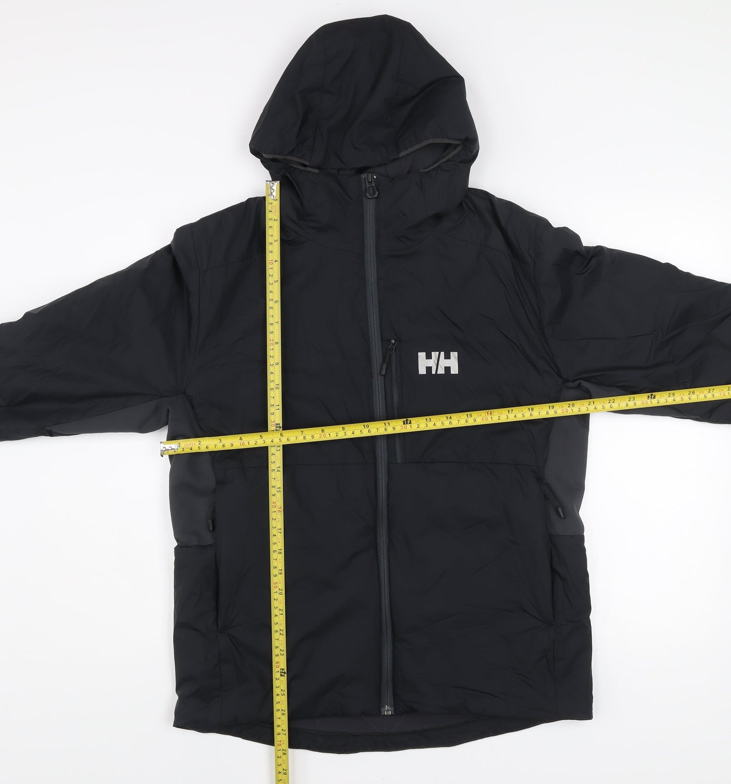 Helly Hansen Mens Black M Outdoor Hooded Puffer Jacket Odin Series