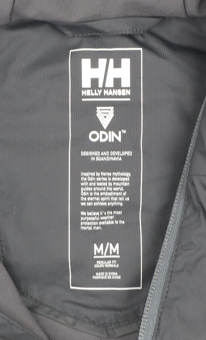 Helly Hansen Mens Black M Outdoor Hooded Puffer Jacket Odin Series
