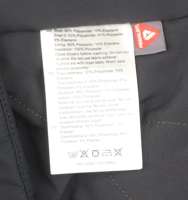 Helly Hansen Mens Black M Outdoor Hooded Puffer Jacket Odin Series