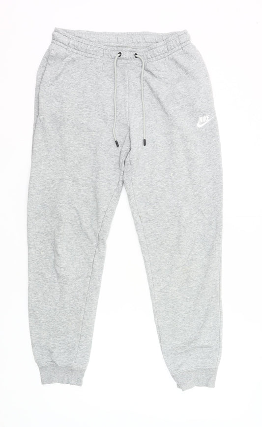 Nike Womens Grey Jogger Sweatpants Size M Casual Tapered Fit