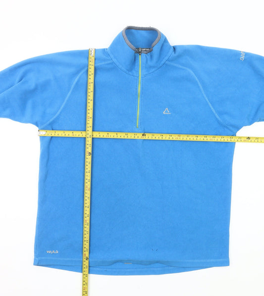 Dare 2B Mens Blue XL Fleece 1/4 Zip Sweatshirt Outdoor Hiking