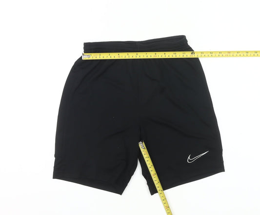 Nike Boys Black Dri-Fit Athletic Sports Shorts Size L 147-158cm