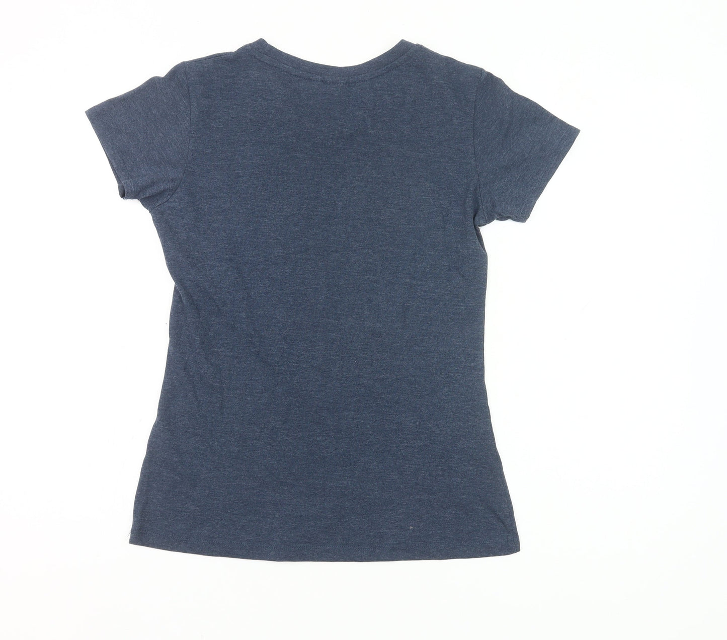 Lee Cooper Womens Blue Floral Graphic T-Shirt Size 10
