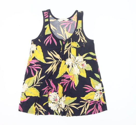 Fat Face Womens Multicoloured Floral Tank Top Size 10 Summer Casual