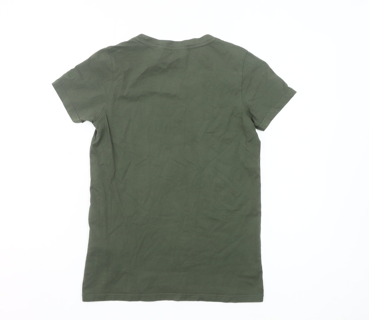 Regatta Women’s Green Cotton Graphic T-Shirt Size 10 Outdoor Casual