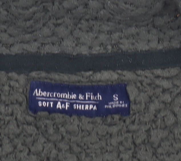 Abercrombie & Fitch Women’s Green Sherpa Fleece Jacket Size S