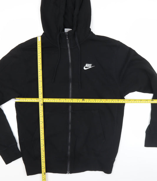 Nike Men’s Black Full Zip Hoodie Sweatshirt Size S Regular Fit