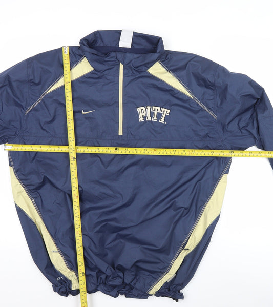 Nike Pitt Panthers Men's Blue 1/2 Zip Pullover Sweatshirt Size M
