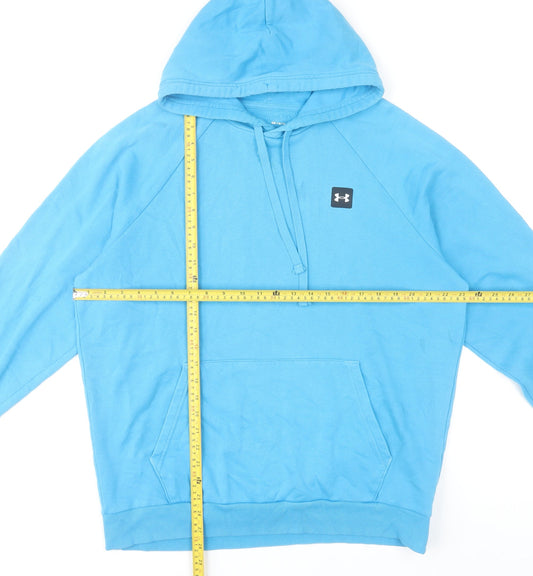 Under Armour Men’s Blue Pullover Hoodie Size M Relaxed Fit