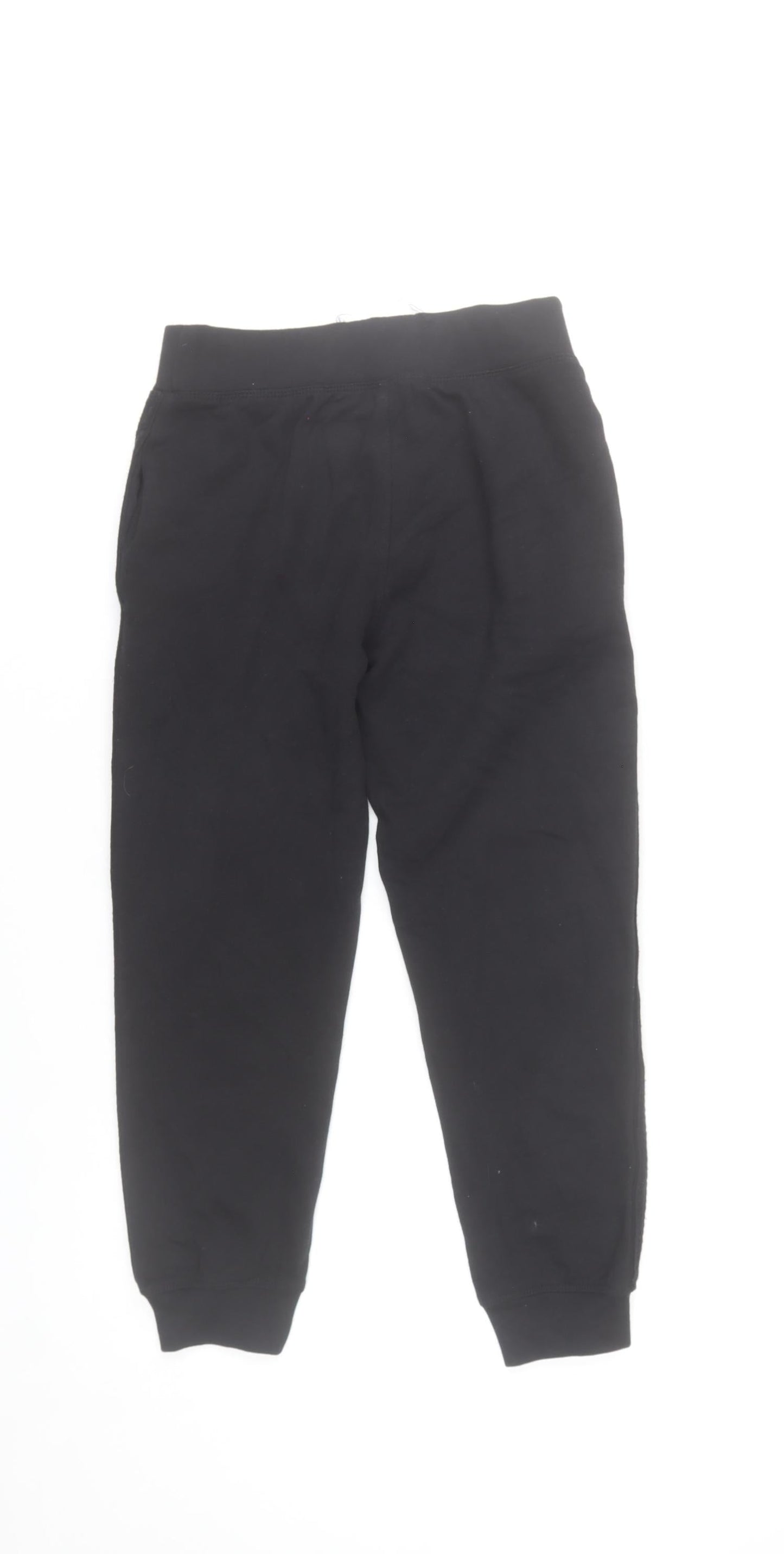 DKNY Boys Black Jogger Trousers 8 Years Cotton Blend Loungewear