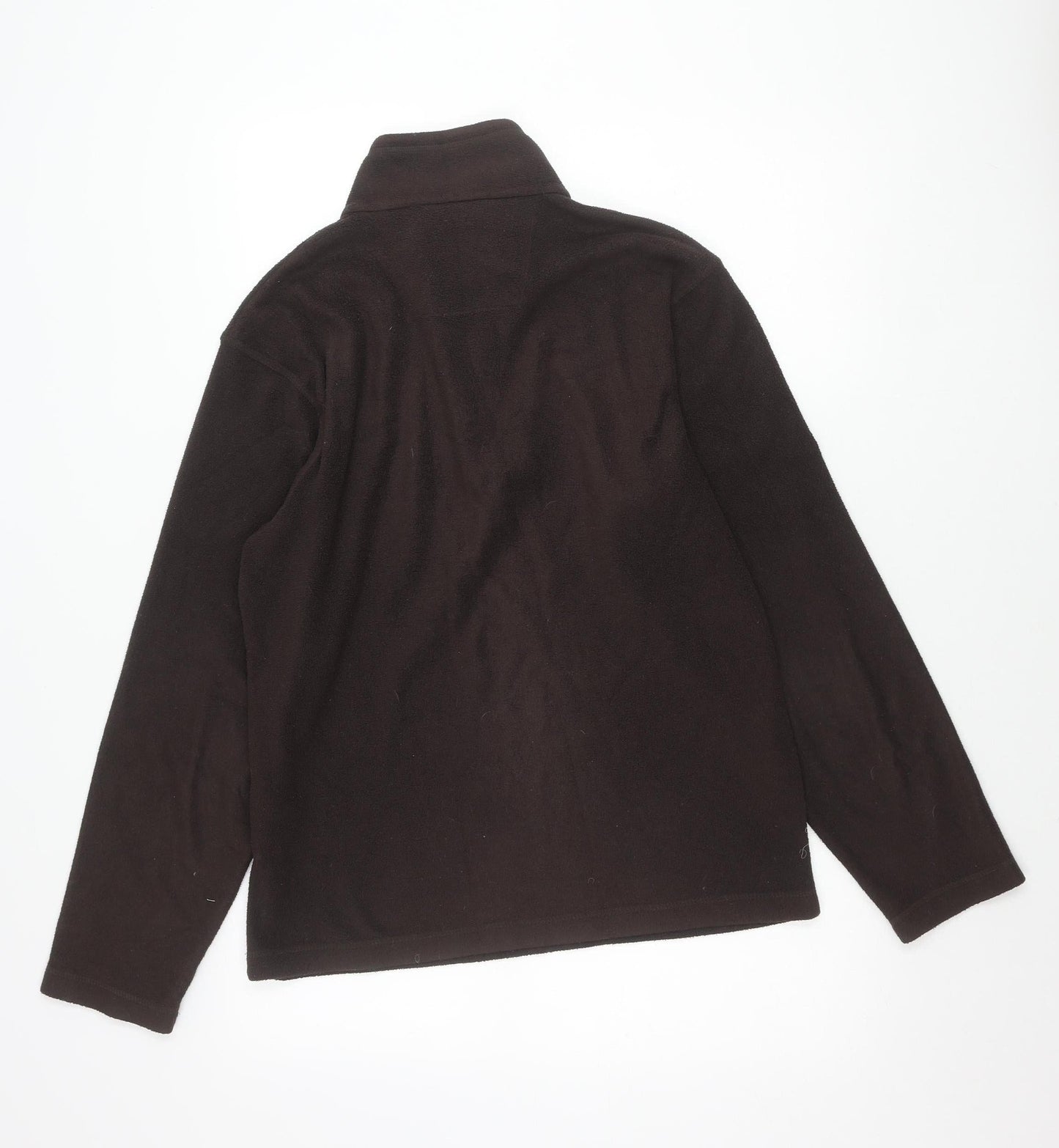 Regatta Mens Black Fleece Sweatshirt S Quarter Zip Outdoor Pullover