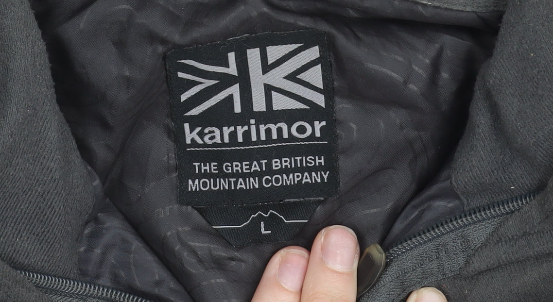 Karrimor Men’s Black L Winter Parka Jacket Hooded Waterproof L