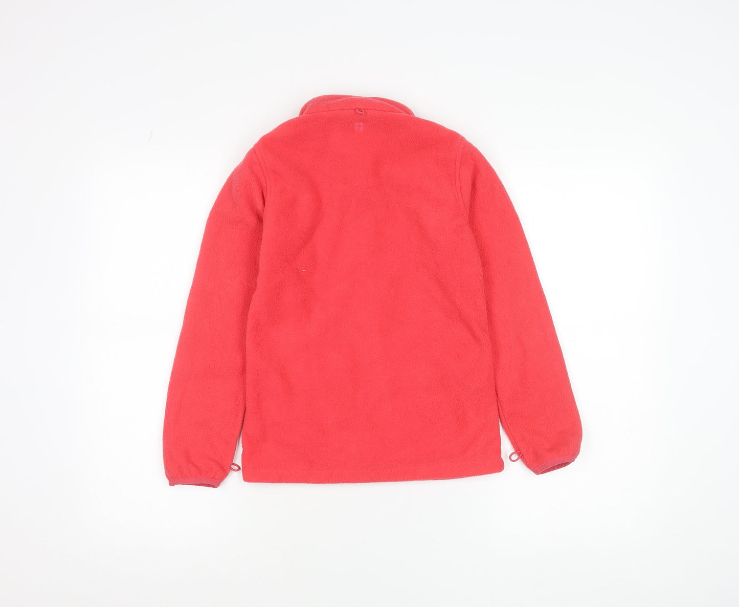 Mountain Warehouse Girls Red Fleece Jacket 9-10 Years Full Zip Outdoor
