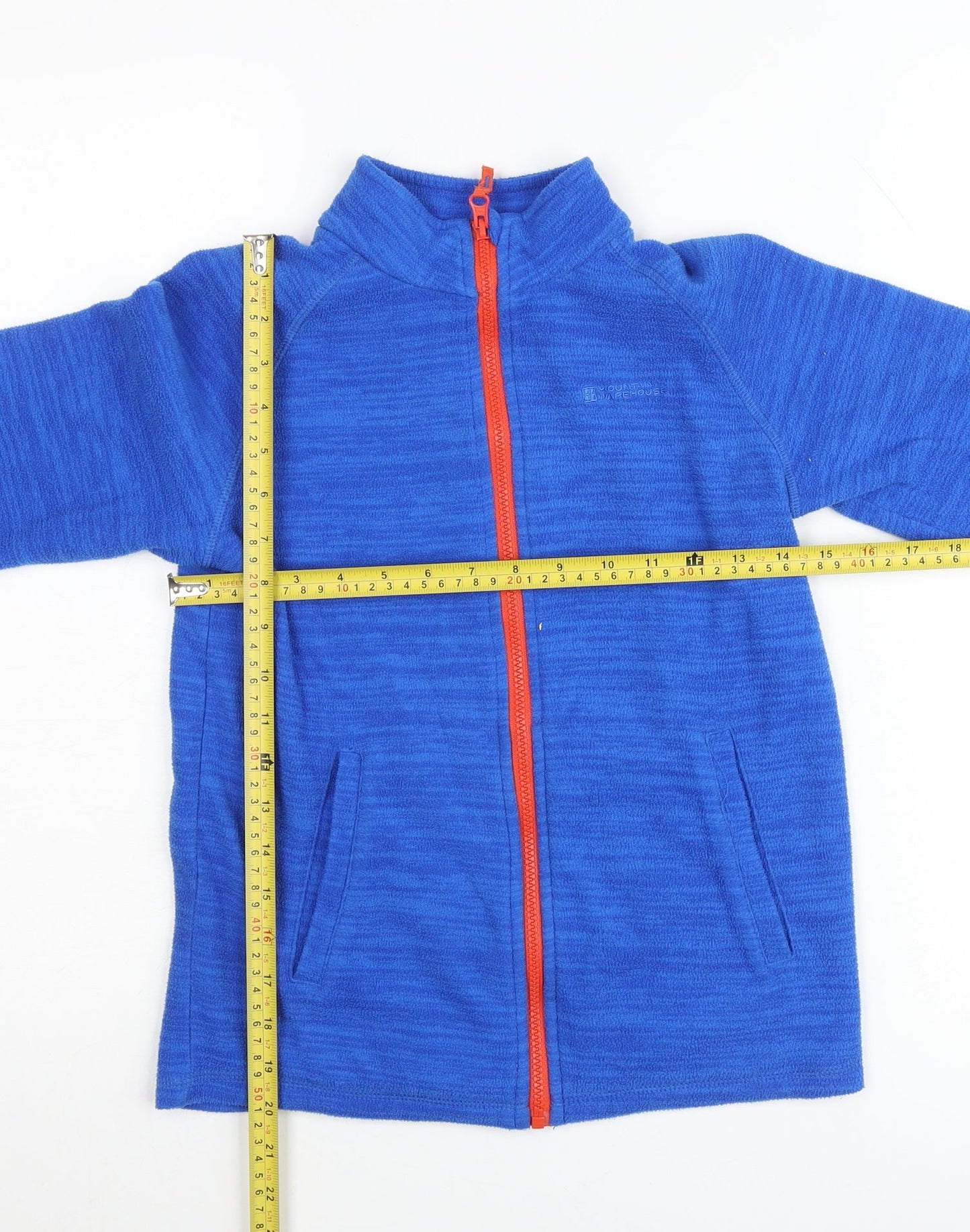 Mountain Warehouse Boys Blue Full Zip Fleece Jumper 11-12 Years